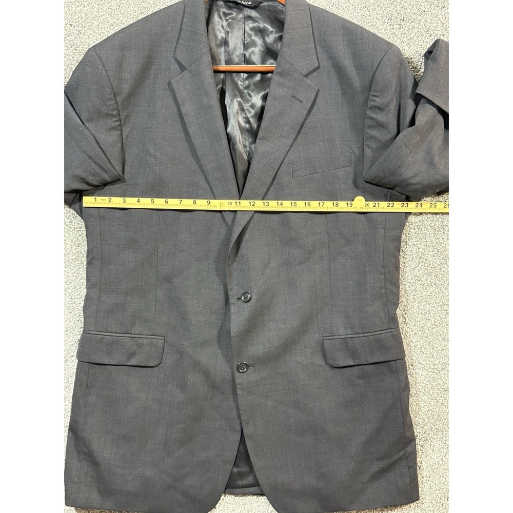 Jos. A Bank Mens 50XL Black 100% Wool Blazer Sport Coat 2 Button Big Tall - Picture 9 of 12